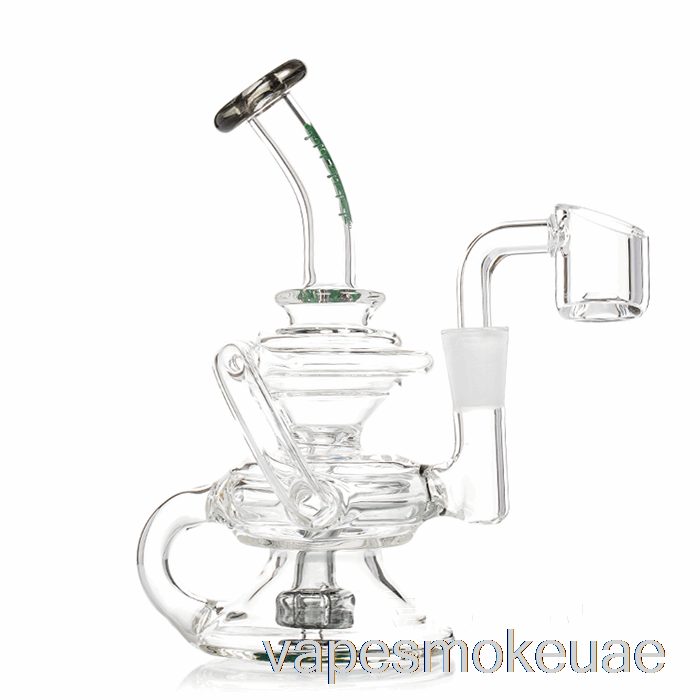 Vape Uae Ooze Rip Tide Mini Recycler Dab Rig أخضر المحيط (شفاف / أزرق مخضر)